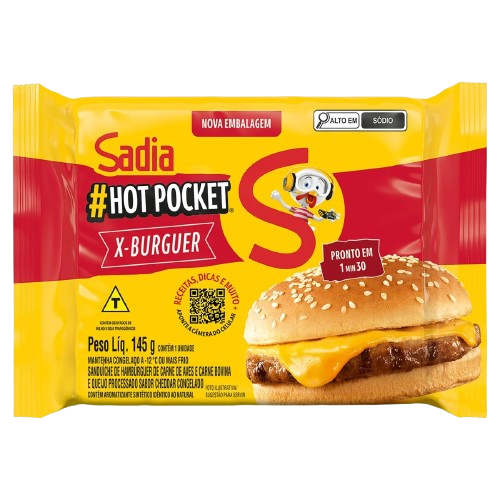 Sanduíche congelado X-Burguer Sadia